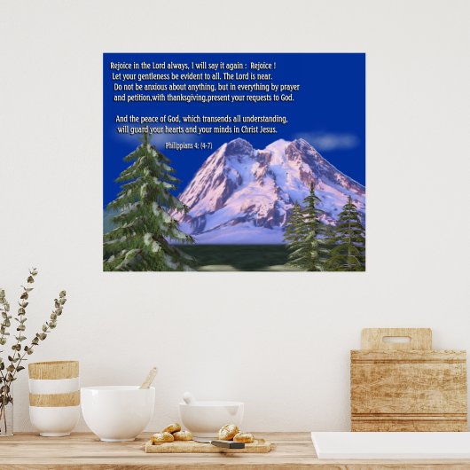 Philippinen 4:6 Poster (Küche)