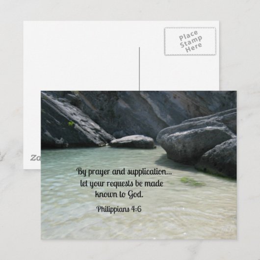 Philippinen 4:6 postkarte (Vorne/Hinten)