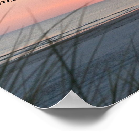 Philippinen 4:6 Sei nicht ängstlich oder besorgter Poster (Ecke)