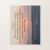 Philippinen 4:6 Sei nicht ängstlich oder besorgter Puzzle (Vertikal)