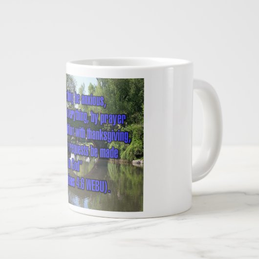 Philippinen 4:6 WEBU-Tasse Jumbo-Tasse (Vorderseite Rechts)