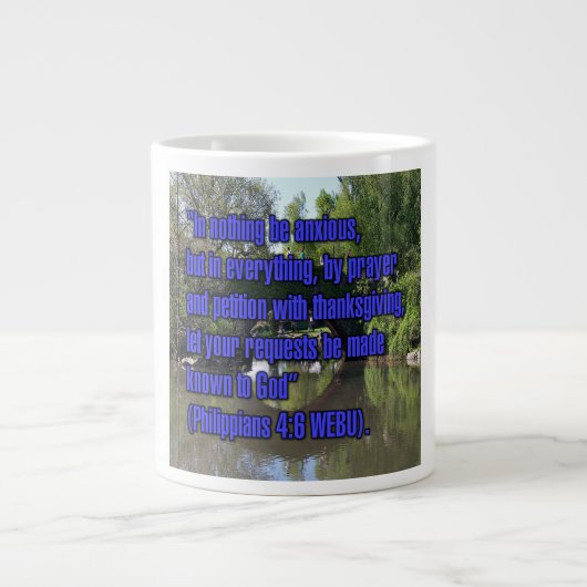 Philippinen 4:6 WEBU-Tasse Jumbo-Tasse (Vorderseite)