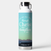 Philippinen 4:7 | Personalisiertes modernes Gebirg Trinkflasche (Vorderseite)