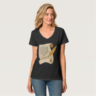 Philippinen 4:8 Biotonscroll Frauen V-Neck T-Shirt