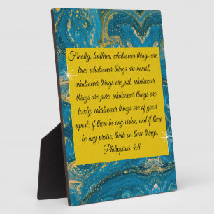 Philippinen 4:8 fotoplatte