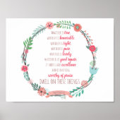 Philippinen 4:8 poster (Vorne)