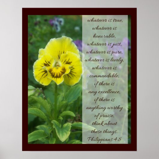 Philippinen 4:8 poster (Vorne)