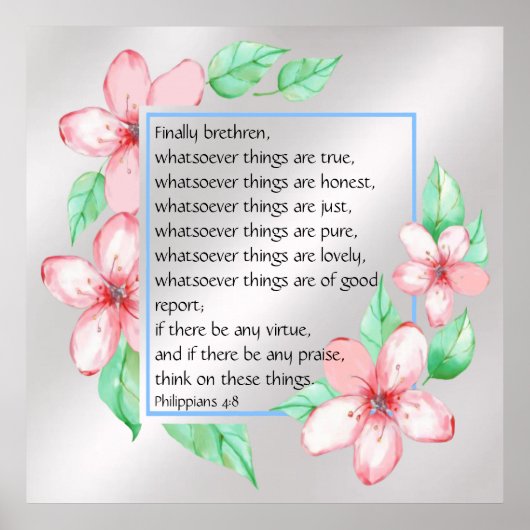 Philippinen 4:8 poster (Vorne)