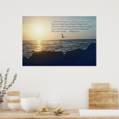 Philippinen 4:8-Schriftsatz-Poster — Version D Poster (Küche)