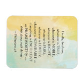 Philippinen: 4:8 Was auch immer wahr ist, Magnet (Horizontal)