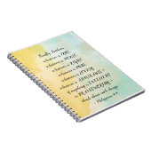 Philippinen: 4:8 Was auch immer wahr ist, Notizblock (Rechte Seite)