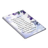 Philippinen 4:8 Was immer das Wahre Bibelverse ist Notizblock (Rechte Seite)