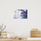 Philippinen 4:8 Was immer das Wahre Bibelverse ist Poster (Küche)