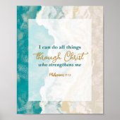 Philippinen 4 Ich kann alles durch Christus tun Poster (Vorne)