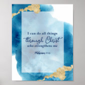 Philippinen 4 Ich kann alles durch Christus tun Poster (Vorne)