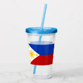 Philippinen Acryltrinkbecher (Rückseite)