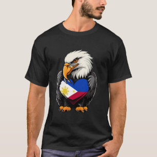 Philippinen Adler Filipino Wurzeln Pinoy Philippin T-Shirt