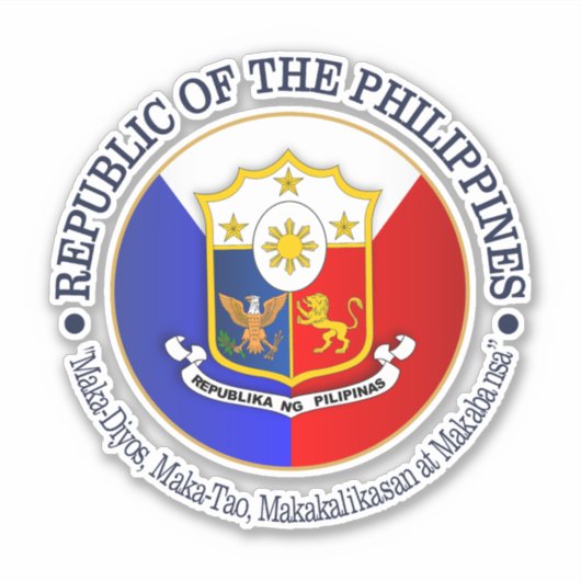 Philippinen Aufkleber (Vorderseite)