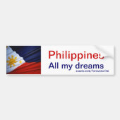 Philippinen Autoaufkleber (Vorne)