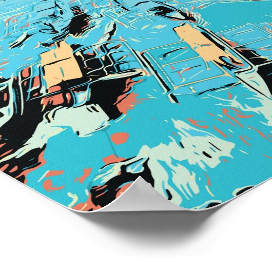 Philippinen, Boote in wunderschönen El Nido, Palaw Poster (Ecke)