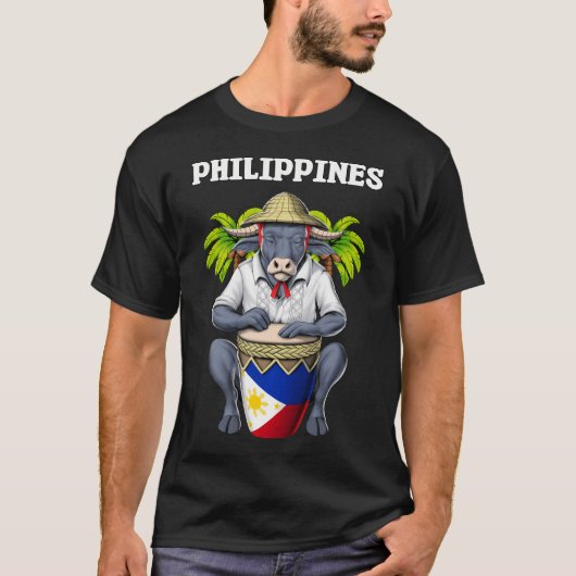 Philippinen Carabao T-Shirt (Vorderseite)