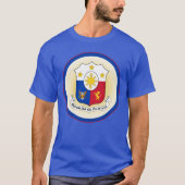 Philippinen-Coat-Circle-Shape T-Shirt (Vorderseite)