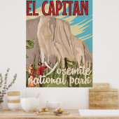 Philippinen, El Nido, Palawan Reiseplakat. Poster (Küche)