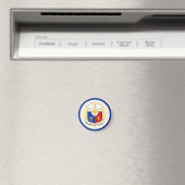 Philippinen-Erbe-Emblem Magnet (In Situ (Geschirrspüler))
