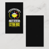 Philippinen - Extra Reis Feinschmecker Pun Visitenkarte (Vorne/Hinten)