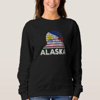 Philippinen Filipino Alaska Eis Amerikanische Flag Sweatshirt