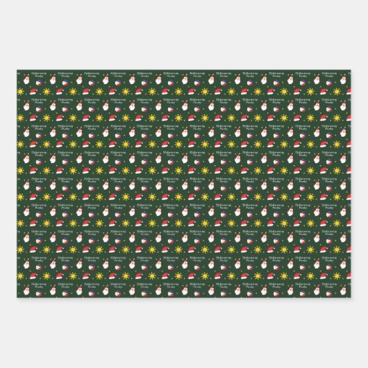 Philippinen Filipino Christmas Maligayang Pasko Geschenkpapier Set (Vorderseite)