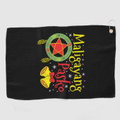 Philippinen Filipino Christmas Maligayang Pasko Golfhandtuch (Horizontal)