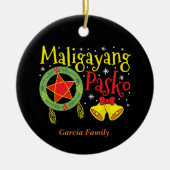 Philippinen Filipino Christmas Maligayang Pasko Keramik Ornament (Vorne)