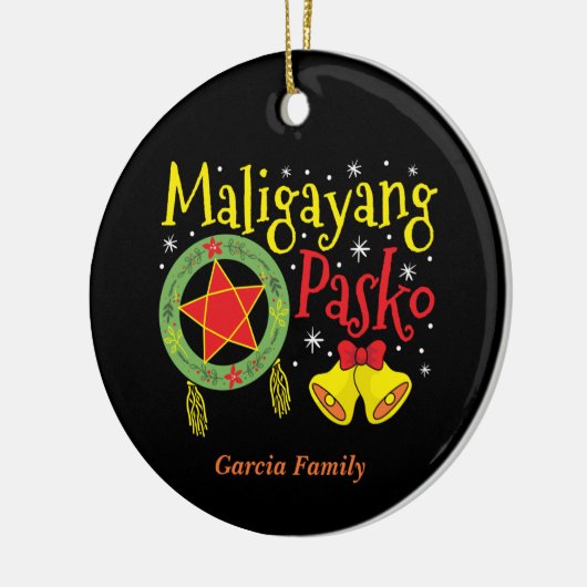 Philippinen Filipino Christmas Maligayang Pasko Keramik Ornament (Links)