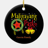 Philippinen Filipino Christmas Maligayang Pasko Keramik Ornament (Hinten)
