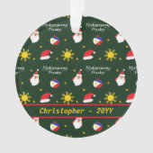 Philippinen Filipino Christmas Maligayang Pasko Ornament (Vorderseite)