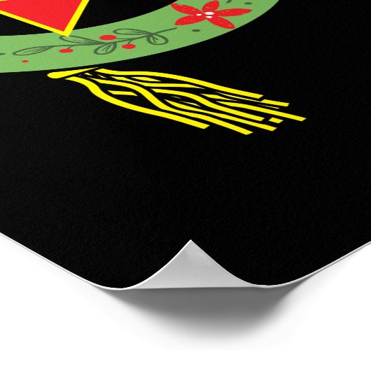 Philippinen Filipino Christmas Maligayang Pasko Poster (Ecke)