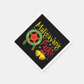 Philippinen Filipino Christmas Maligayang Pasko Serviette (Ecke)