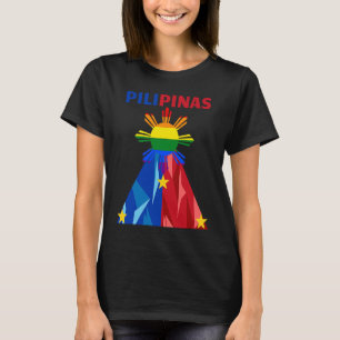 Philippinen Filipino Filipina Gay Pride LGBTQ Lesb T-Shirt