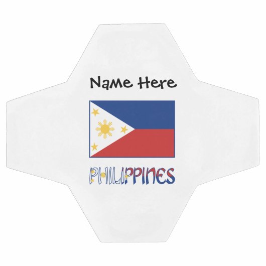 Philippinen Filipino Flag Personalisiert Fußball (Flach)