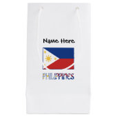Philippinen Filipino Flag Personalisiert Kleine Geschenktüte (Vorderseite)
