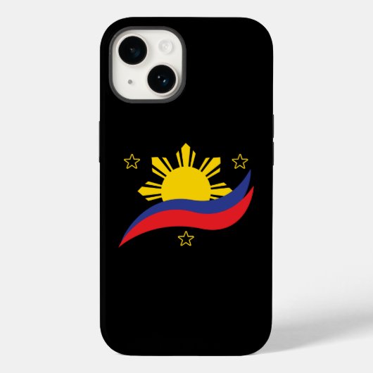 Philippinen Filipino Pinoy Flag Case-Mate iPhone Hülle (Rückseite)