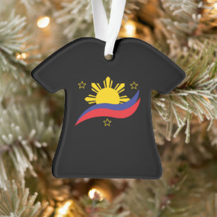 Philippinen Filipino Pinoy Flag Ornament
