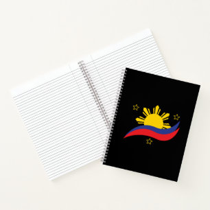 Philippinen Filipino Pinoy Flagge Notizblock