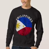 Philippinen Filipino Pride Philippine Flag Proud P Sweatshirt (Vorderseite)