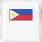 Philippinen - Filipino Rechteckiger Aufkleber (Tasche)