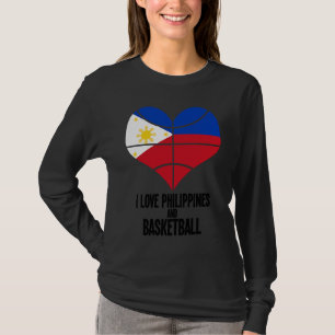 Philippinen Filipino Sport Basketball Basket Ball  T-Shirt
