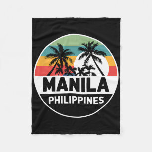 Philippinen Filipino Urlaub Vintage Souvenir Mann Fleecedecke