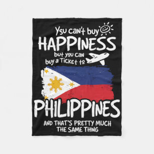 Philippinen Filipino Urlaub Vintage Souvenir Mann Fleecedecke