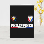 Philippinen Filipino Urlaub Vintage Souvenir Mann Karte (Gelbe Blume)